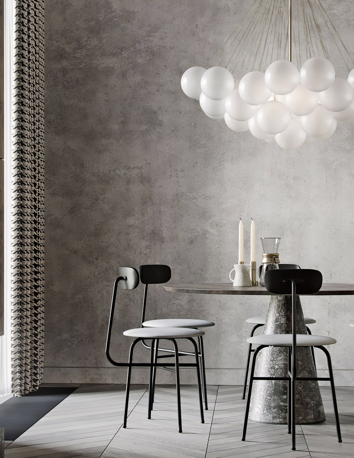Eiririra Kroonluchter Bubble Matglas