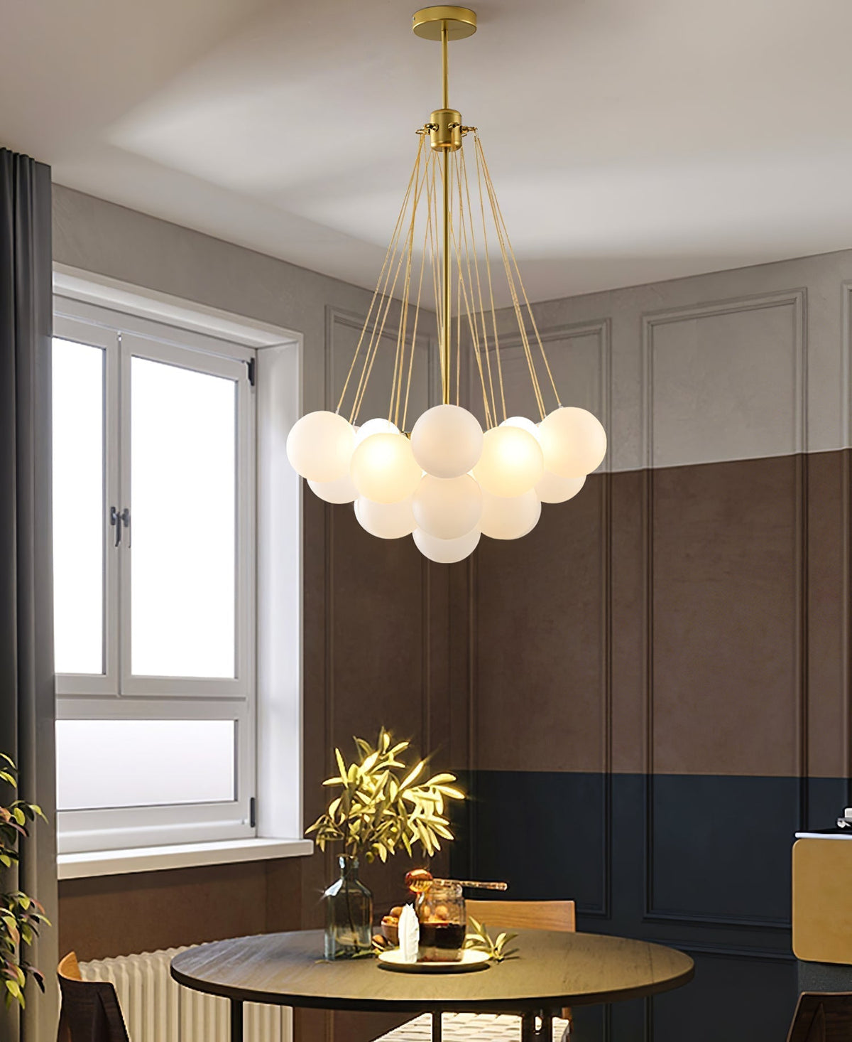 Eiririra Kroonluchter Bubble Matglas