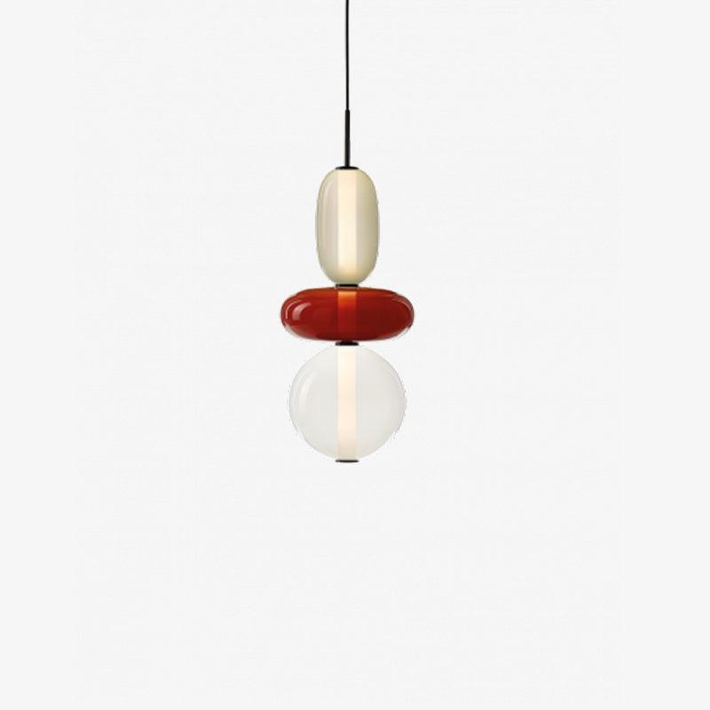 Daelen hanglamp van glas en acryl