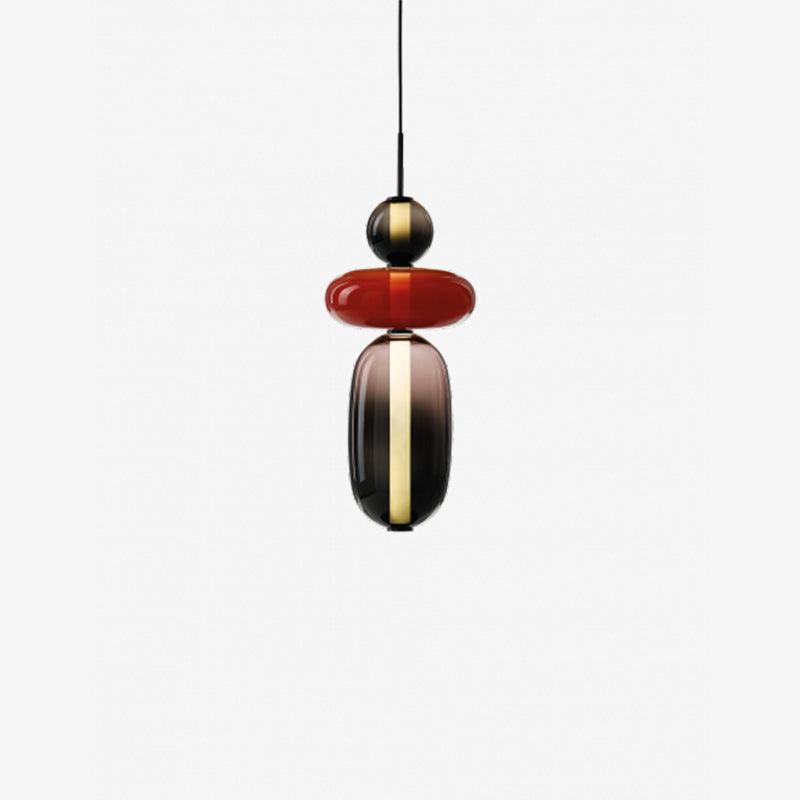 Daelen hanglamp van glas en acryl