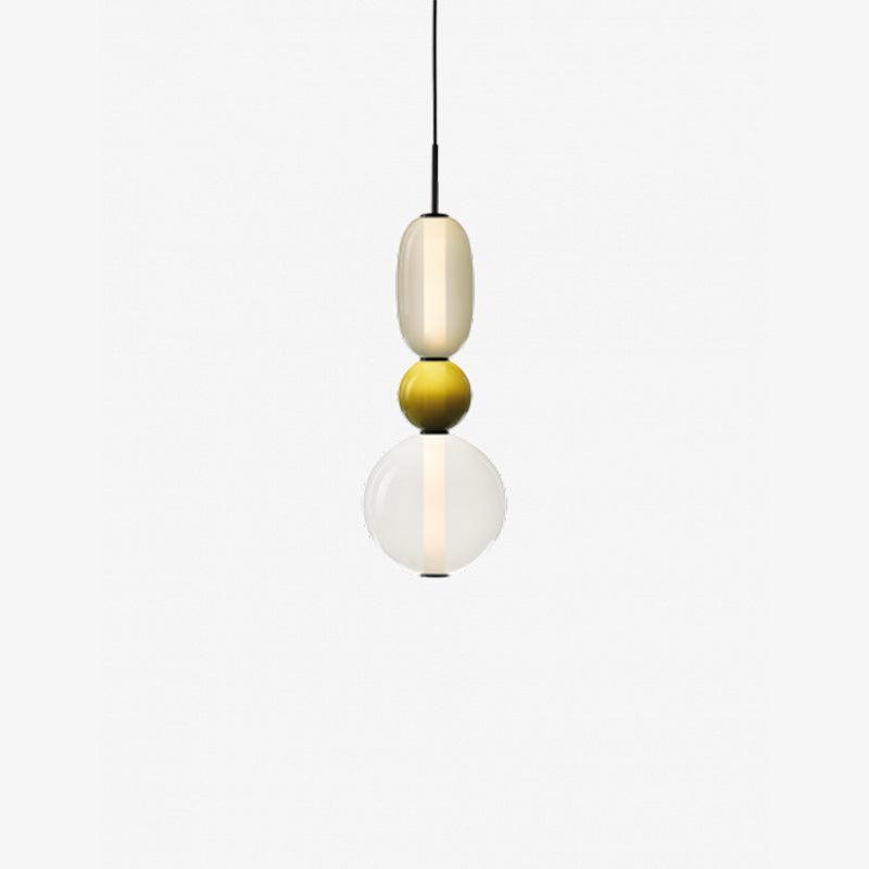 Daelen hanglamp van glas en acryl