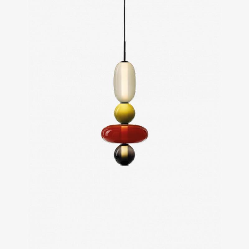 Daelen hanglamp van glas en acryl