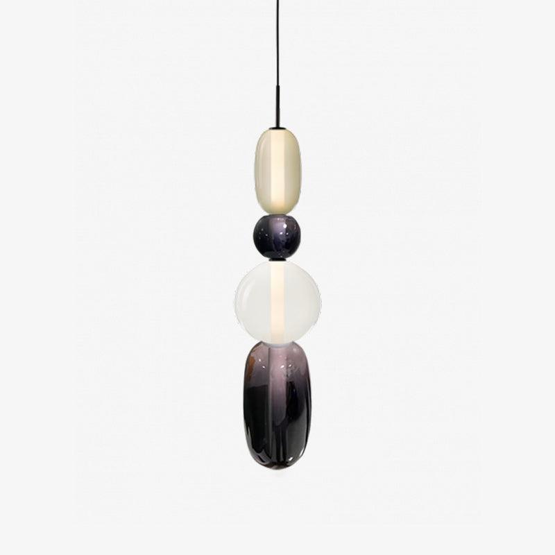 Daelen hanglamp van glas en acryl