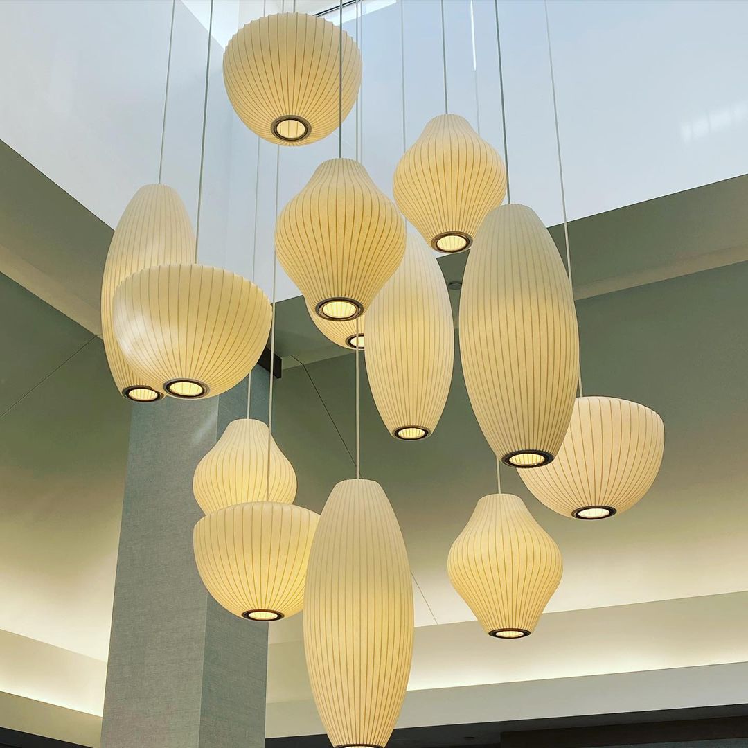 Nebula Bubble Mulberry Silk hanglamp