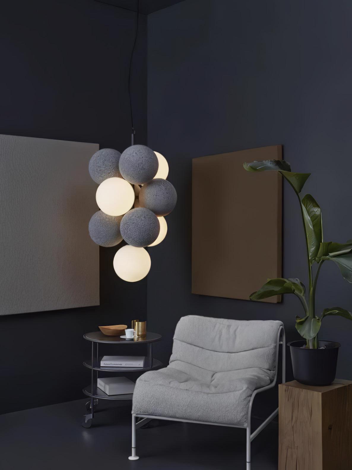 Blanor Industriële artistieke hanglamp