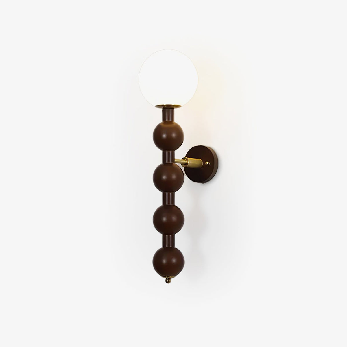Olaeia moderne minimalistische wandlamp met bubbly houten glas