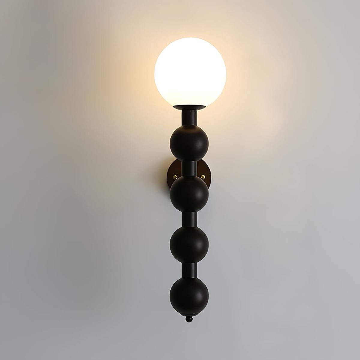 Olaeia moderne minimalistische wandlamp met bubbly houten glas
