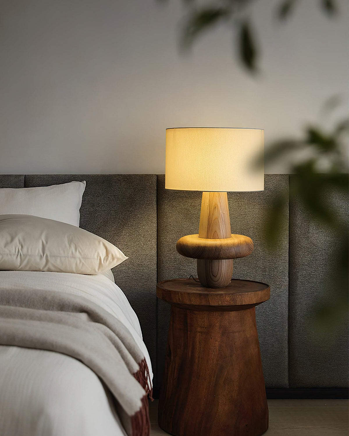 Ring minimalistisch Houten tafellamp