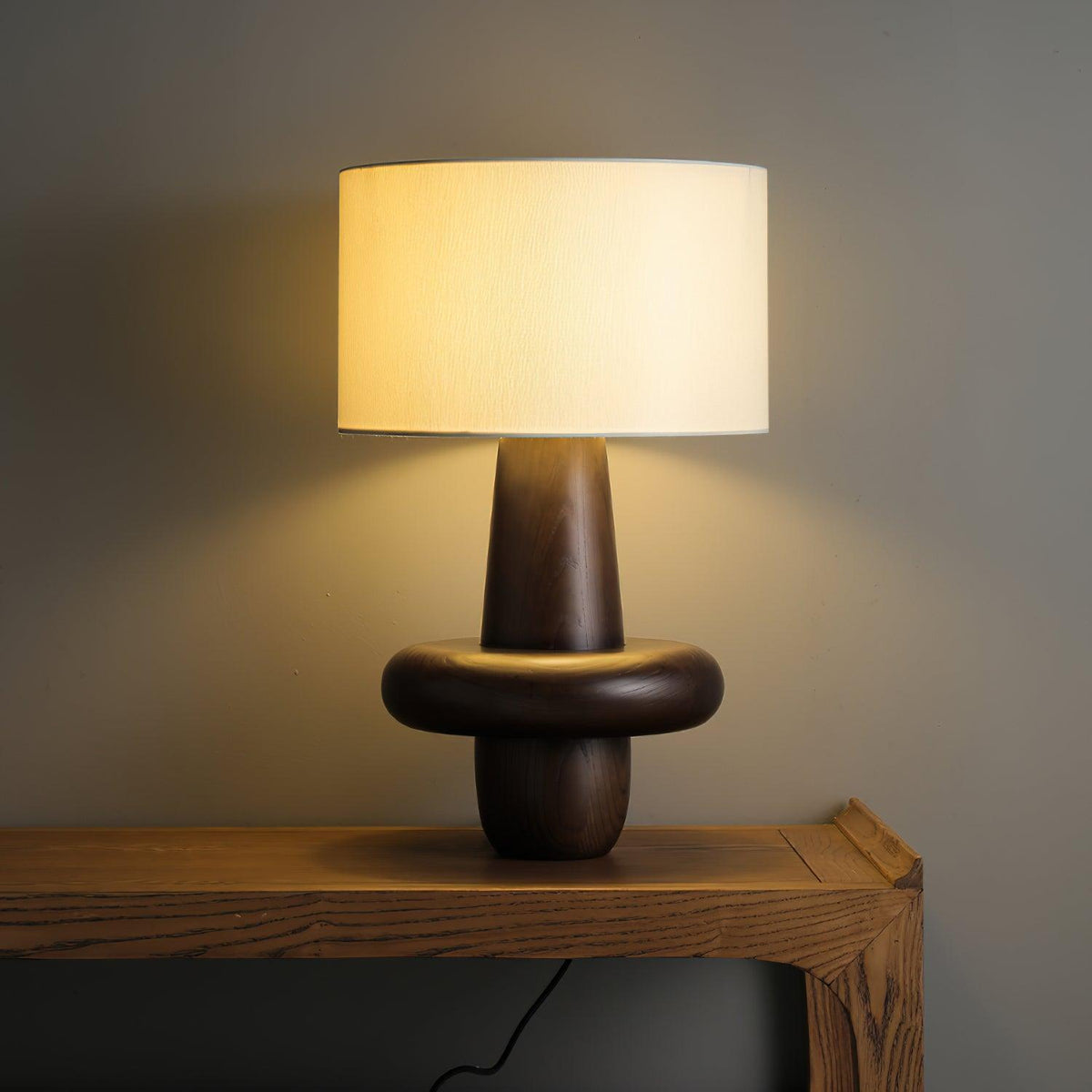 Ring minimalistisch Houten tafellamp
