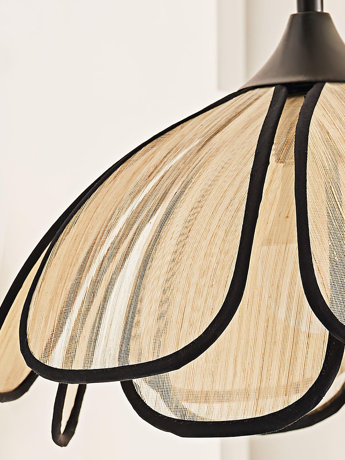 Ivsiliel wandlamp met Natuurlijke Verbrande Bloemblaadjes