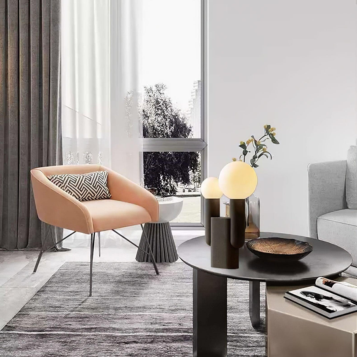 Zevelyre wandlamp van organisch hars
