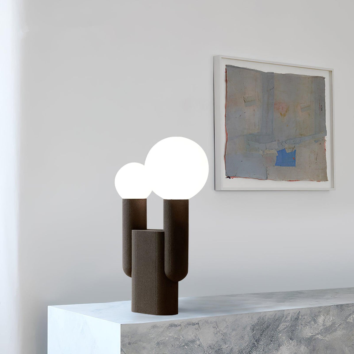 Zevelyre wandlamp van organisch hars
