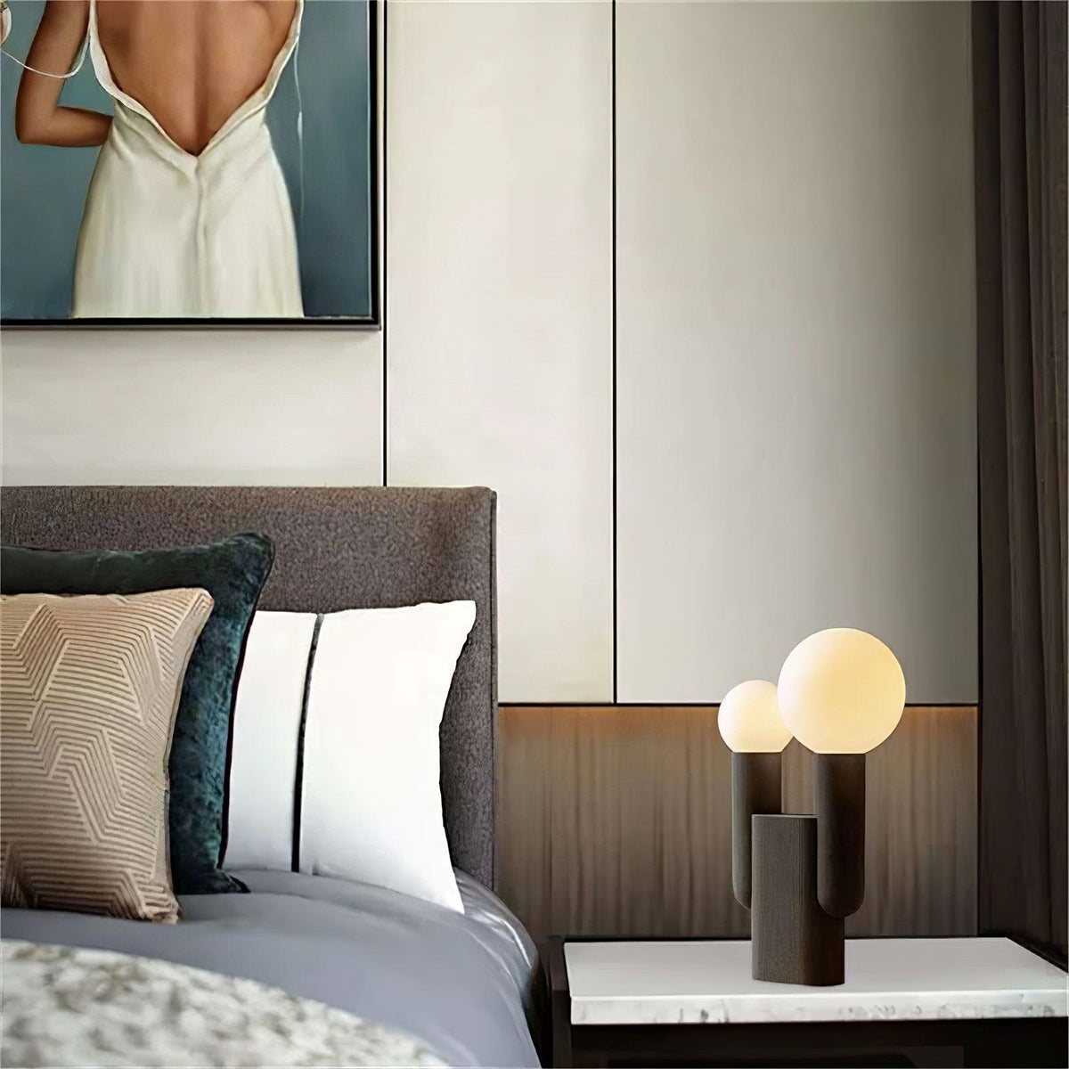Zevelyre wandlamp van organisch hars