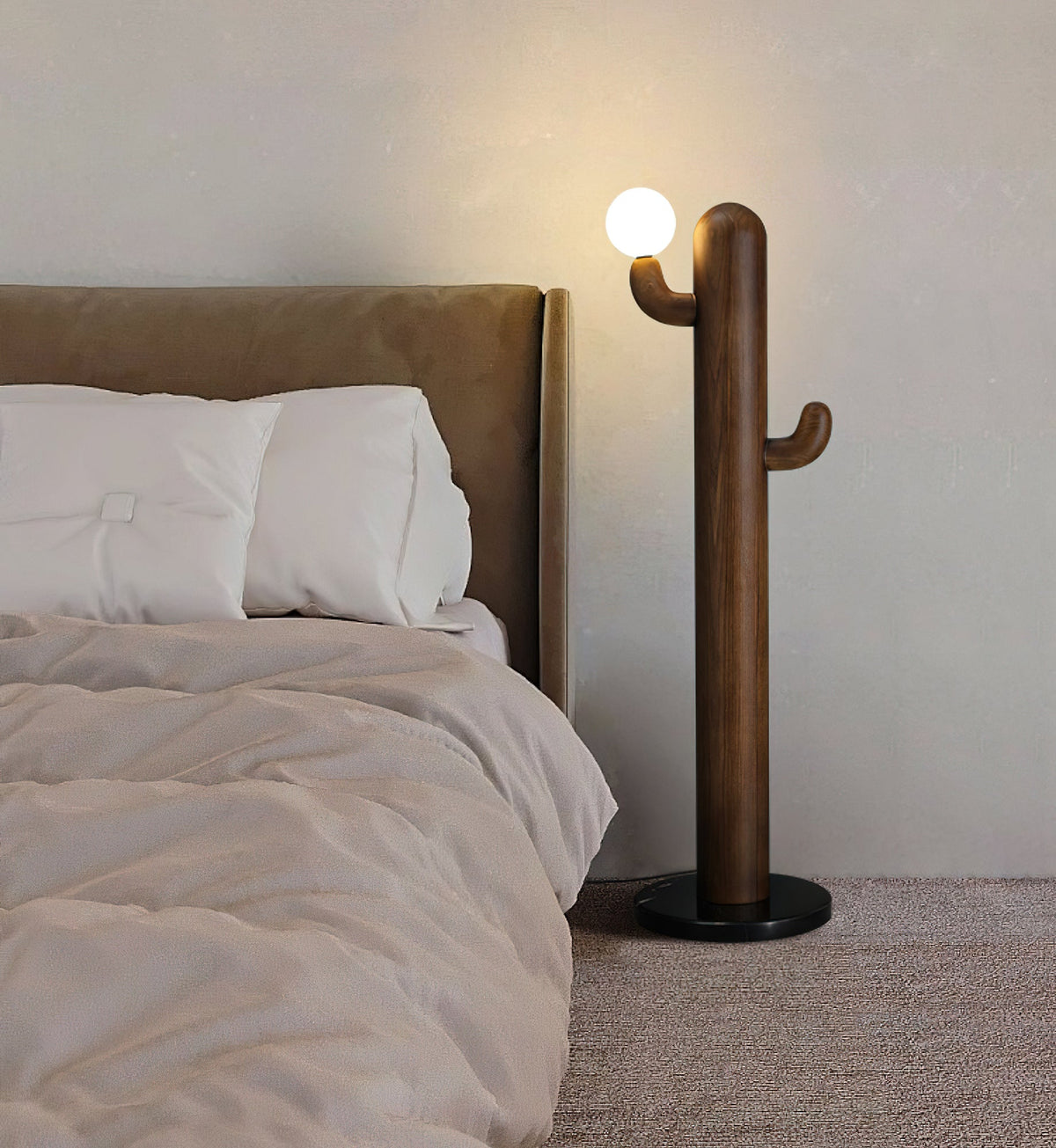 Blaze Cactus Houten vloerlamp