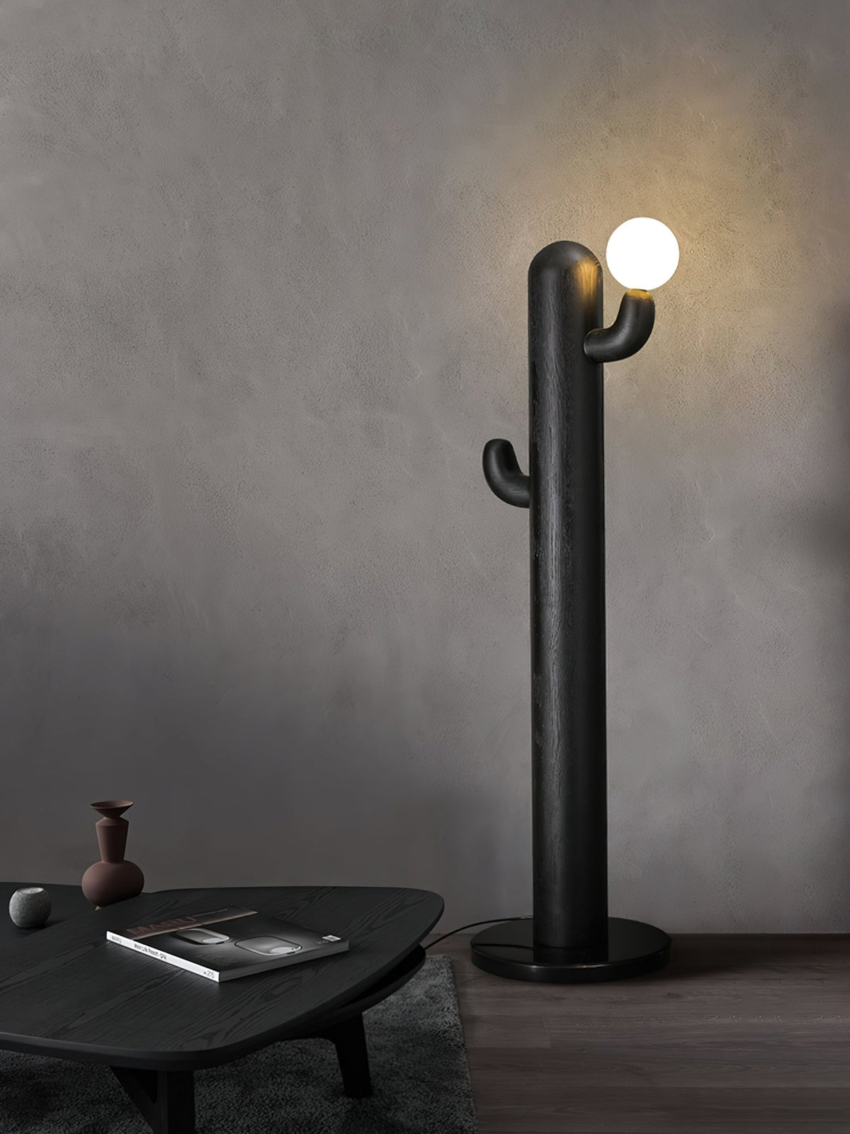 Blaze Cactus Houten vloerlamp