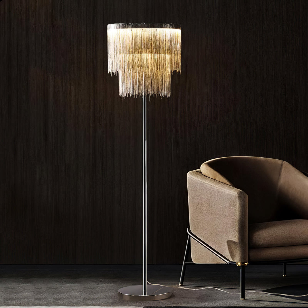 Fringe Cadena Tassel vloerlamp