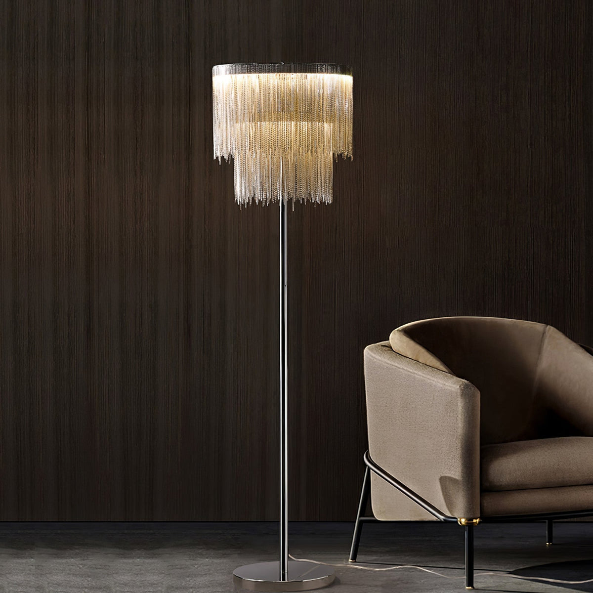 Fringe Cadena Tassel vloerlamp
