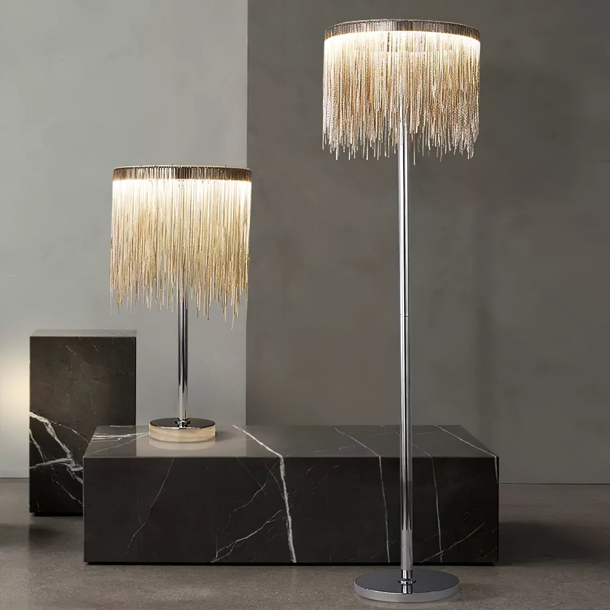 Fringe Cadena Tassel vloerlamp