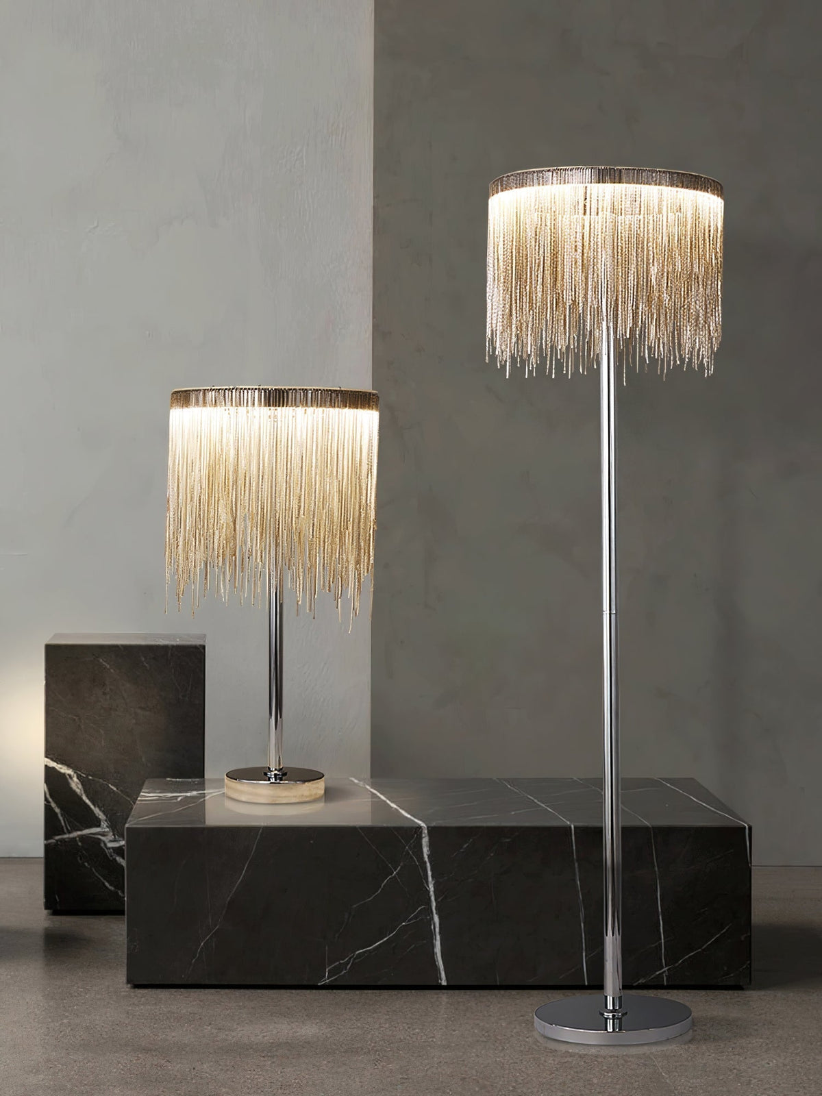 Fringe Cadena Tassel vloerlamp