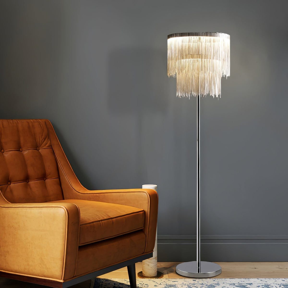 Fringe Cadena Tassel vloerlamp
