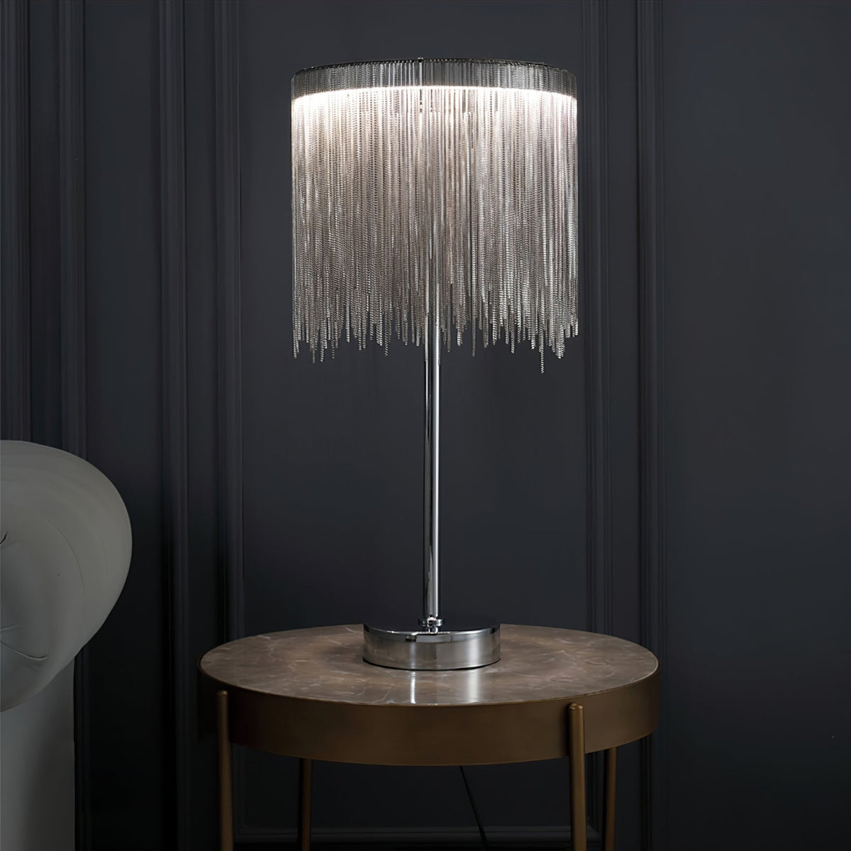 Cascade Cadena Tassel tafellamp