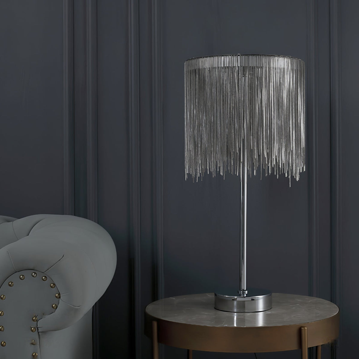 Cascade Cadena Tassel tafellamp