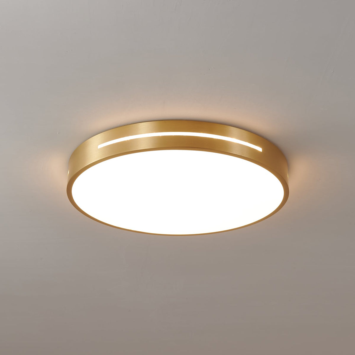 Eurcarara moderne minimalistische plafondlamp van messing