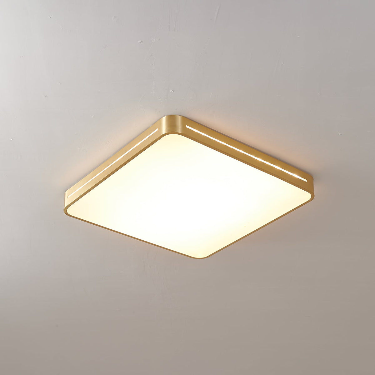 Eurcarara moderne minimalistische plafondlamp van messing