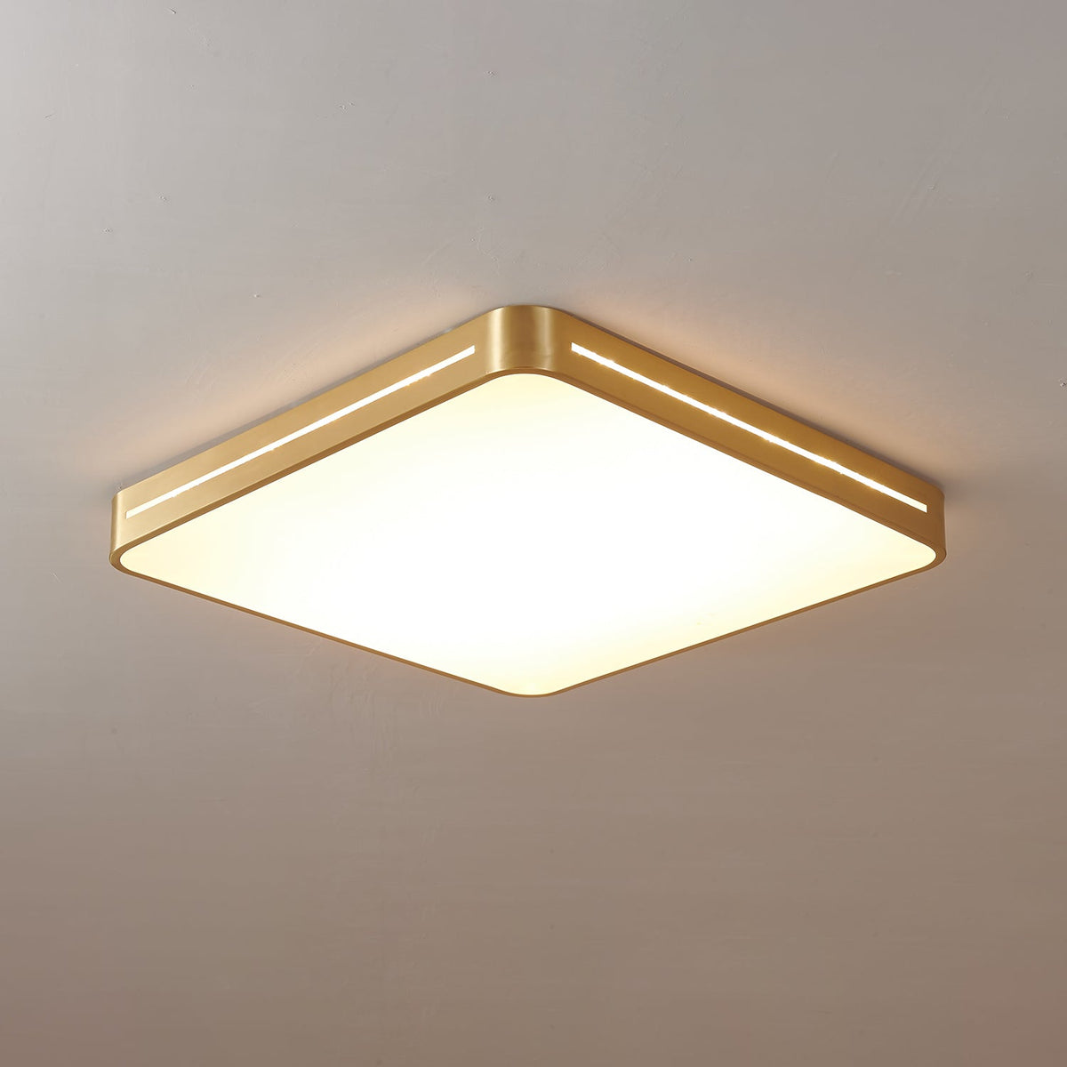 Eurcarara moderne minimalistische plafondlamp van messing