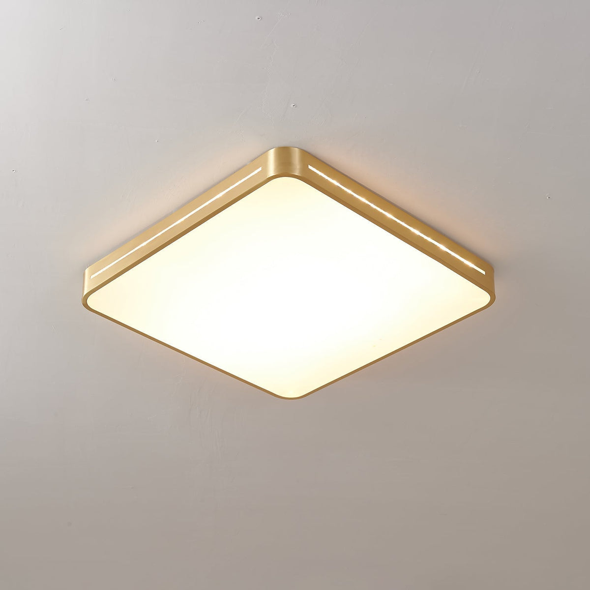 Eurcarara moderne minimalistische plafondlamp van messing