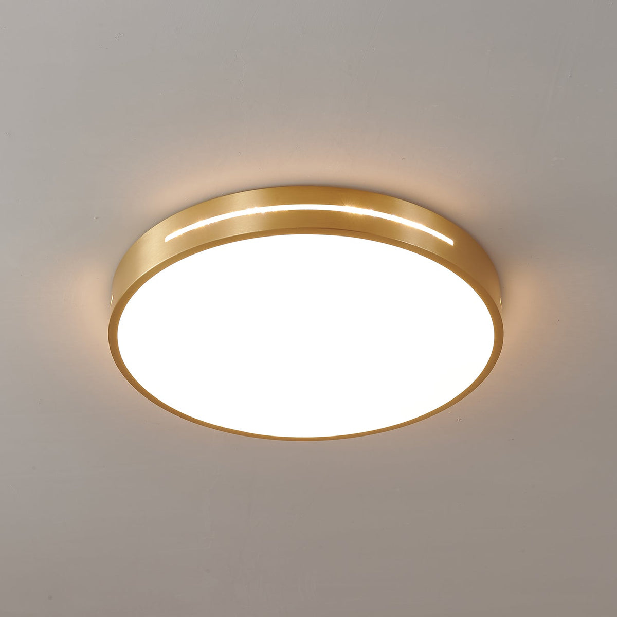 Eurcarara moderne minimalistische plafondlamp van messing