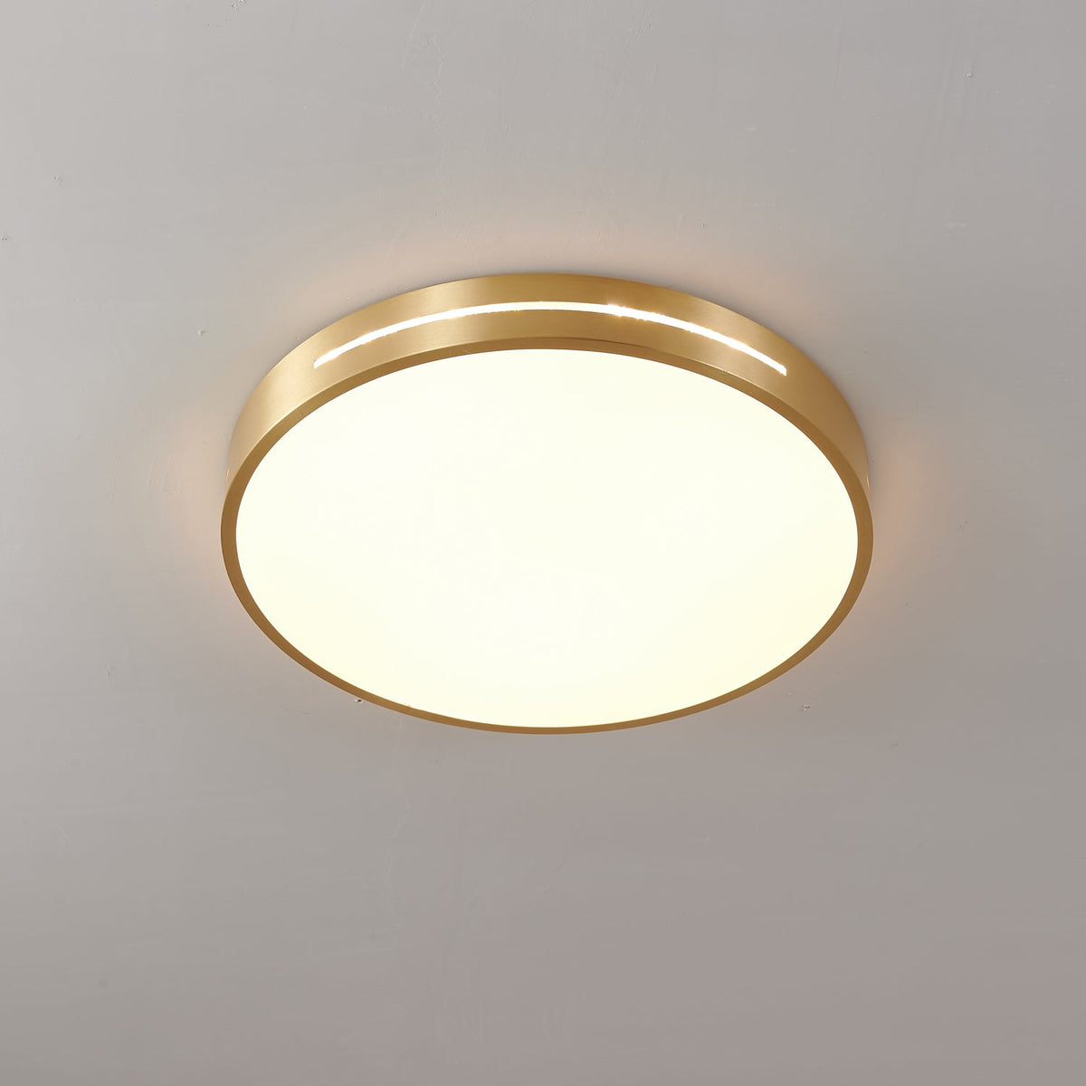 Eurcarara moderne minimalistische plafondlamp van messing