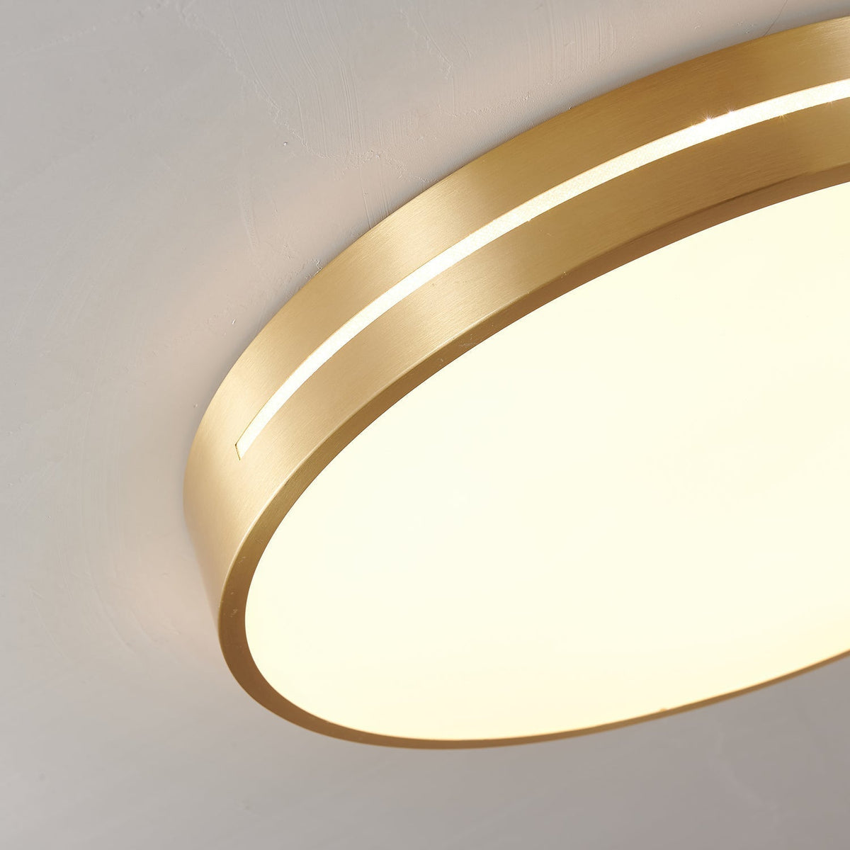 Eurcarara moderne minimalistische plafondlamp van messing
