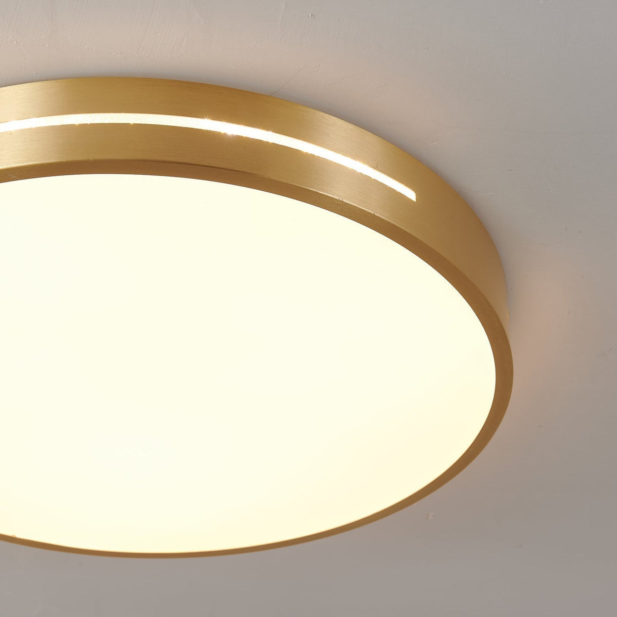 Eurcarara moderne minimalistische plafondlamp van messing