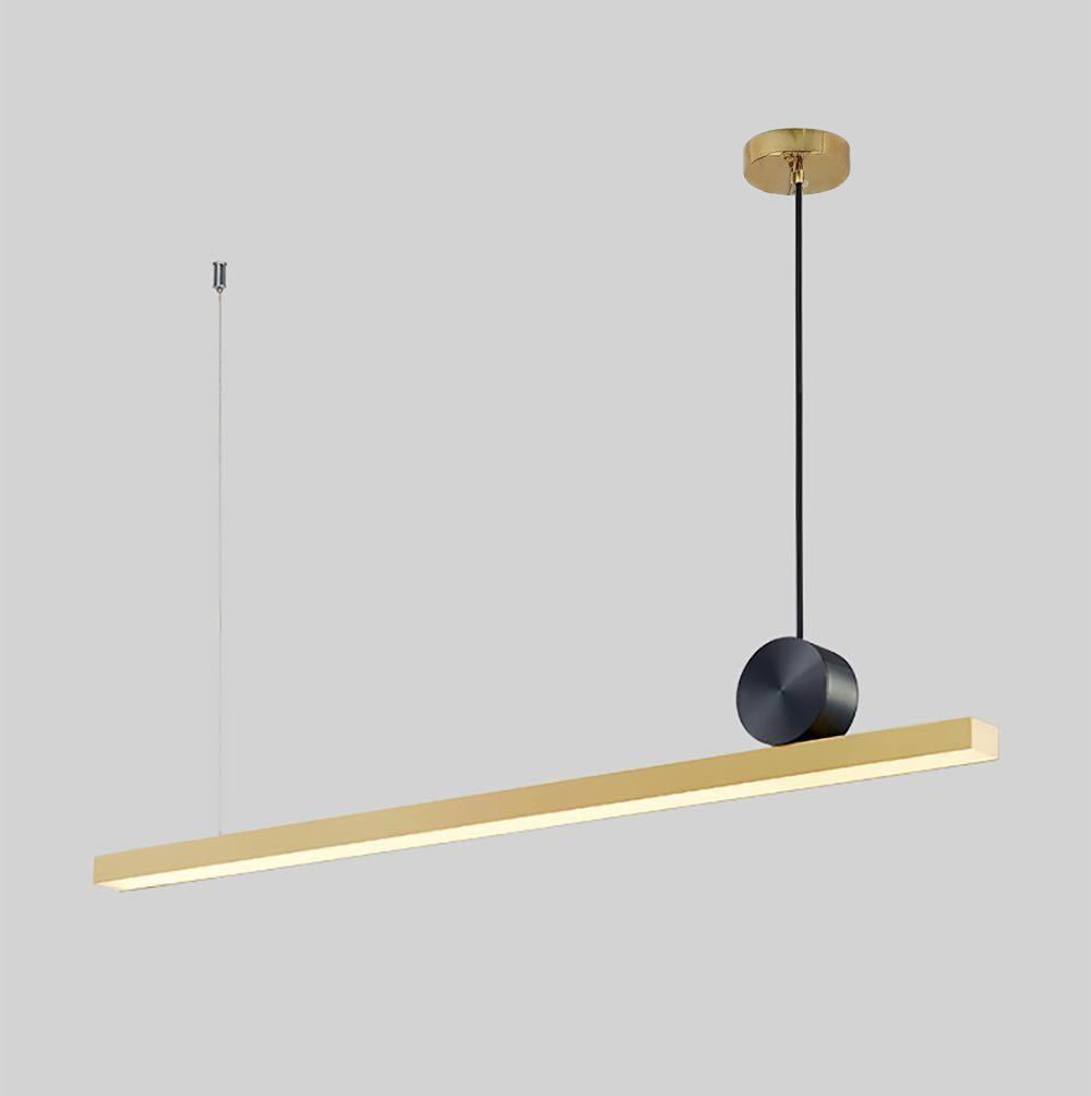Firdes artistieke hanglamp van gepolijst messing