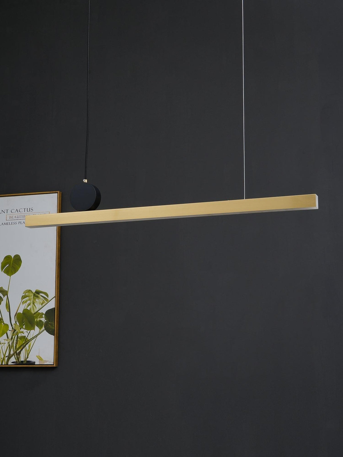 Firdes artistieke hanglamp van gepolijst messing