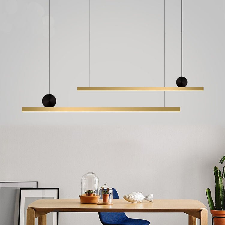 Firdes artistieke hanglamp van gepolijst messing