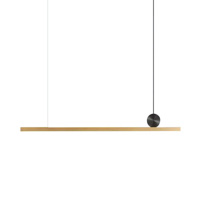 Firdes artistieke hanglamp van gepolijst messing