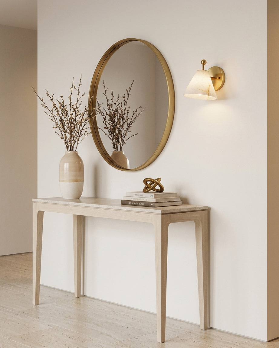 Eiraelle wandlamp van Albast