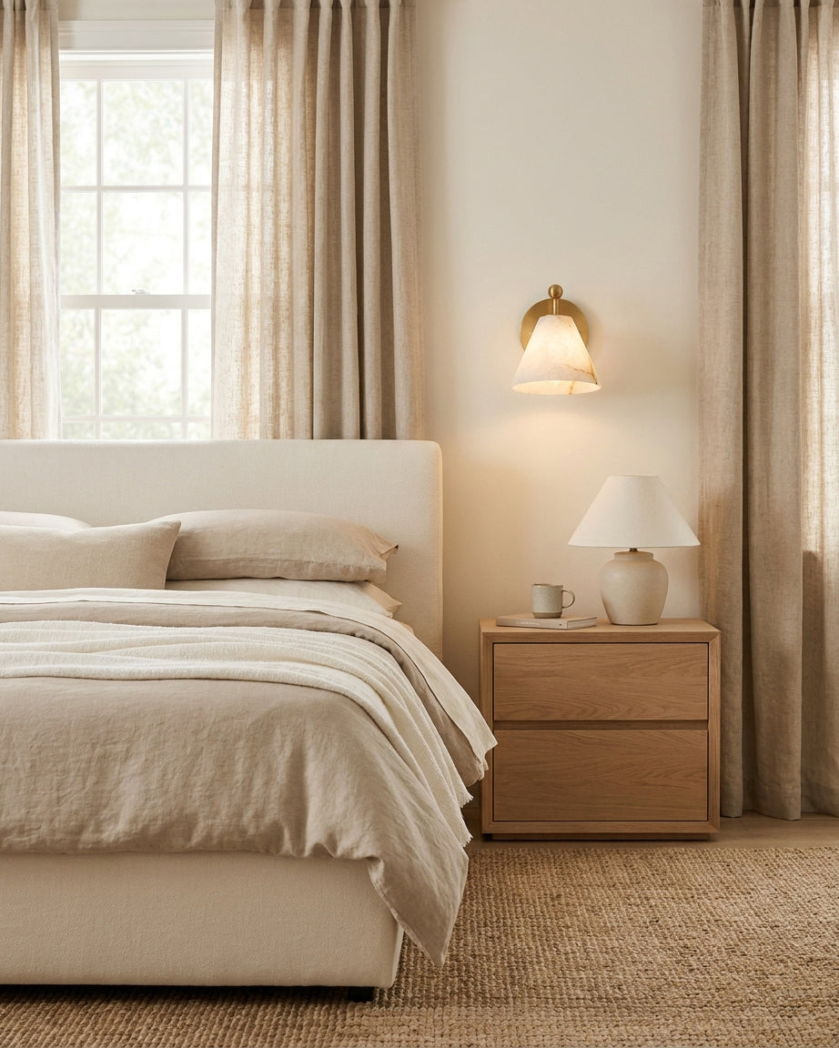 Eiraelle wandlamp van Albast