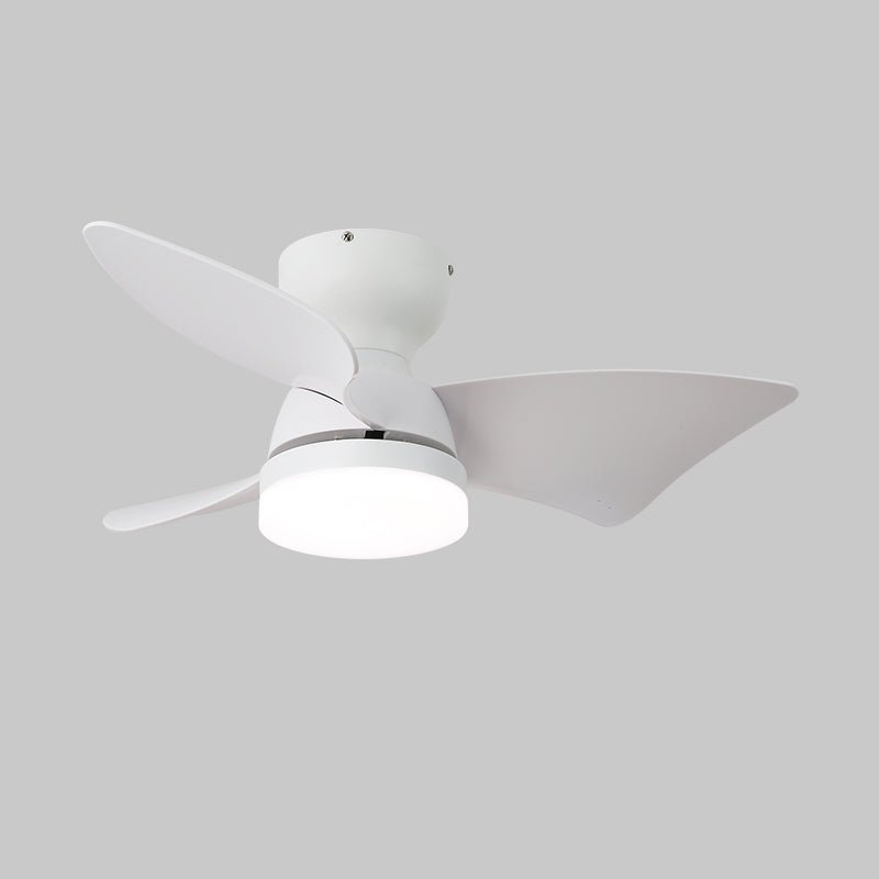 Mirella Silver hout plafondventilator met verlichting