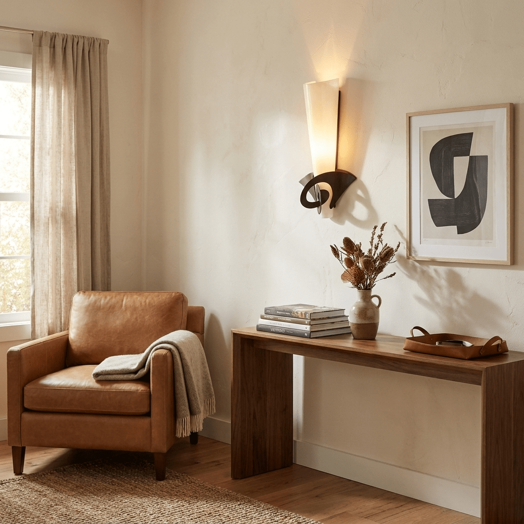 Liorielia wandlamp met glazen kap