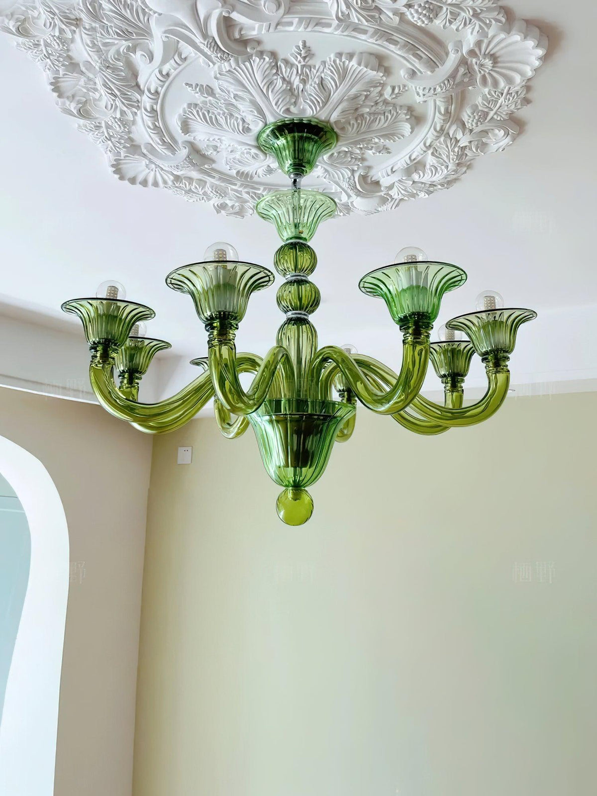 Vase kroonluchter Murano-glas exotisch