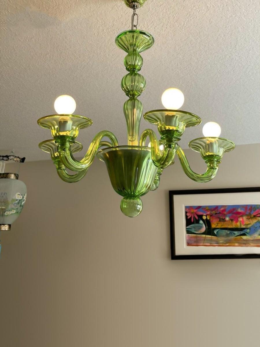 Vase kroonluchter Murano-glas exotisch