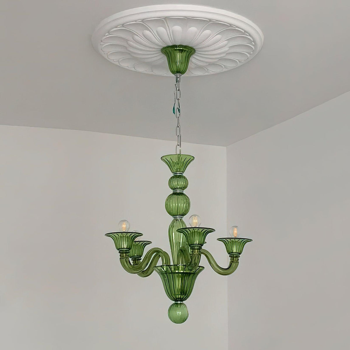 Vase kroonluchter Murano-glas exotisch