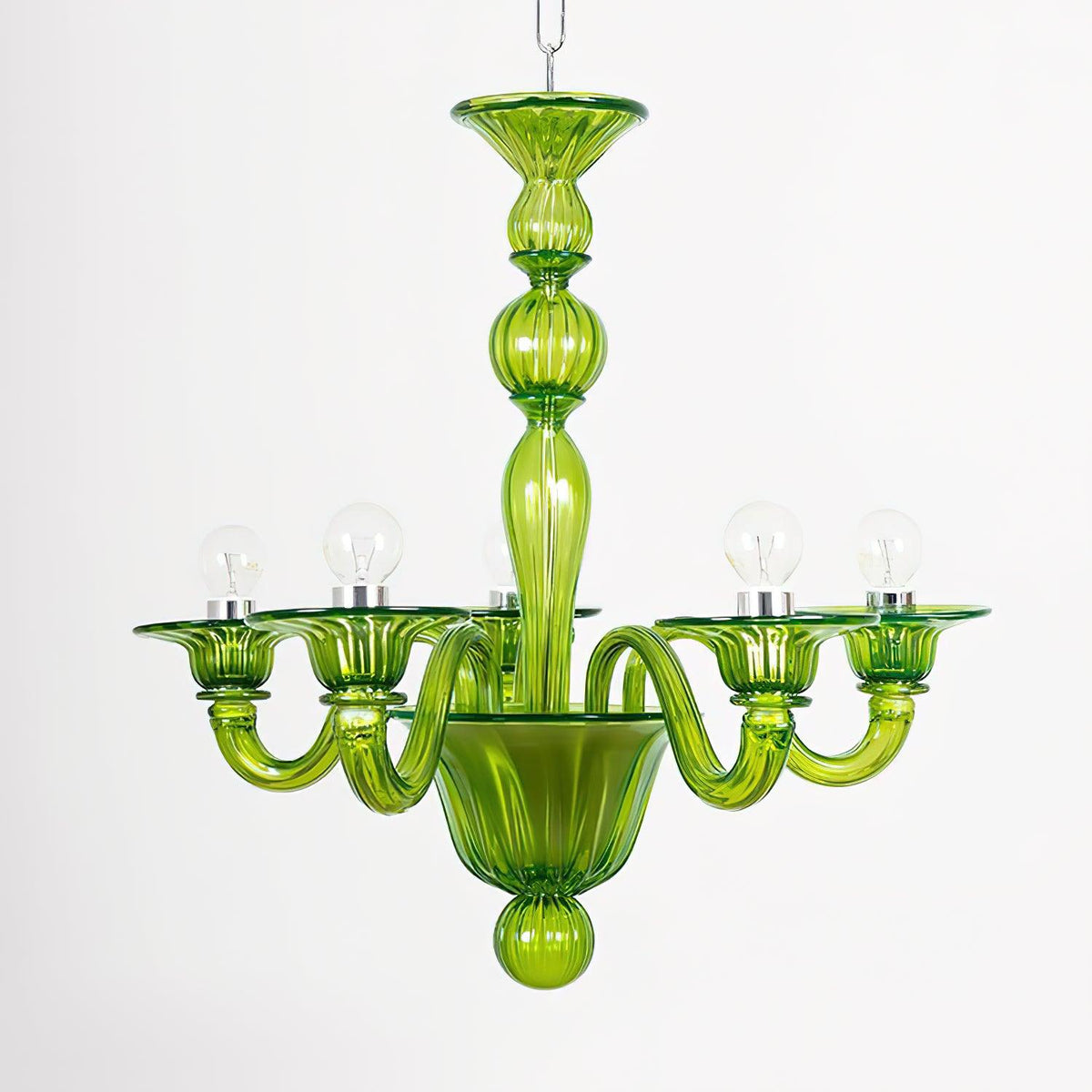 Vase kroonluchter Murano-glas exotisch