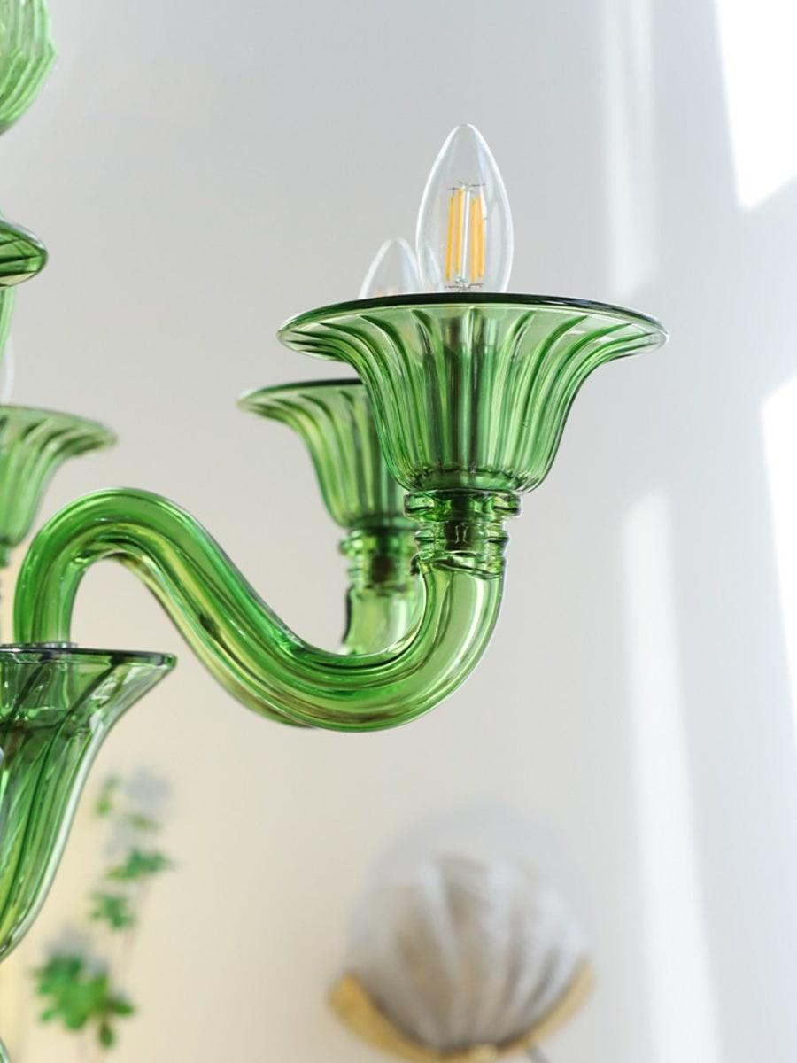 Vase kroonluchter Murano-glas exotisch