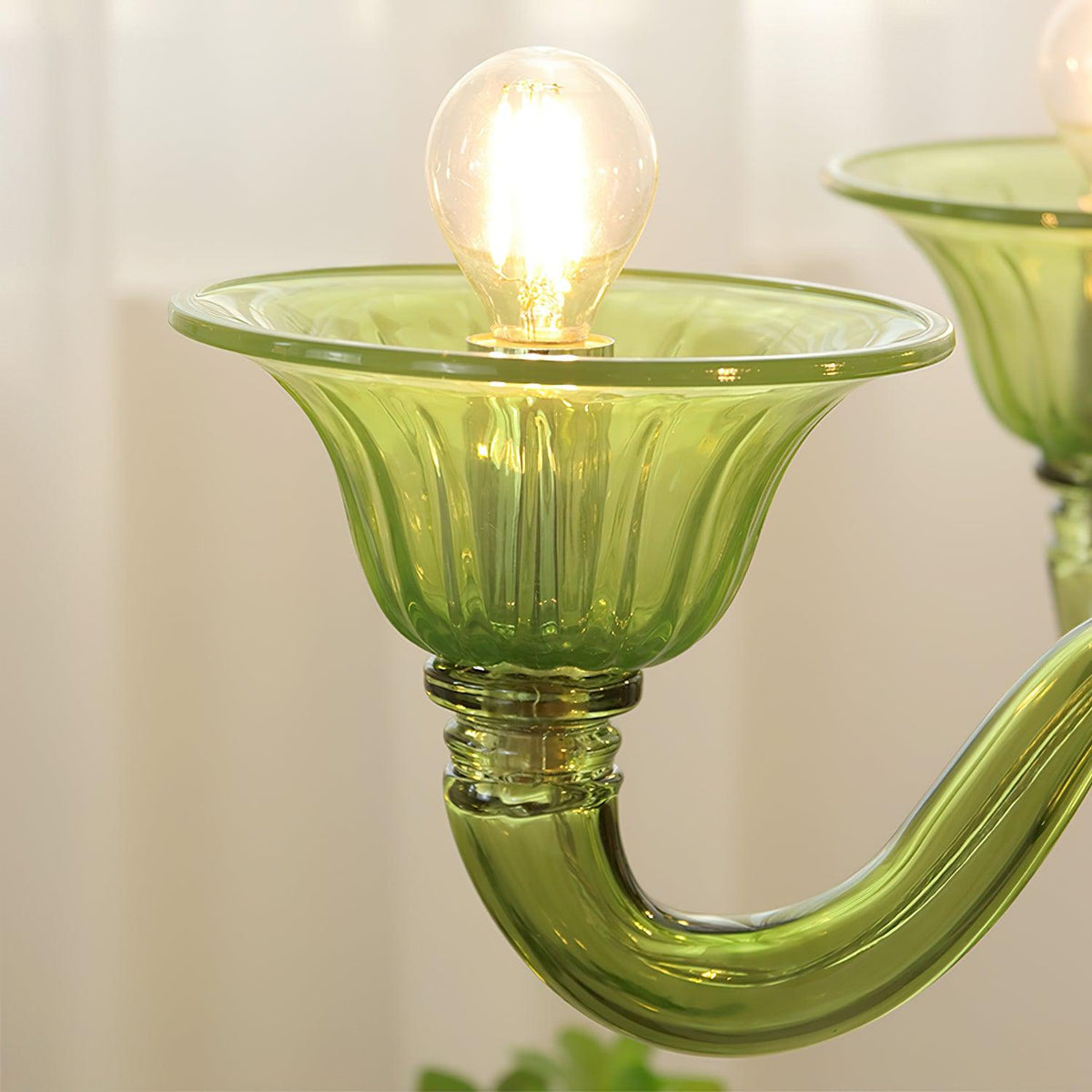 Vase kroonluchter Murano-glas exotisch