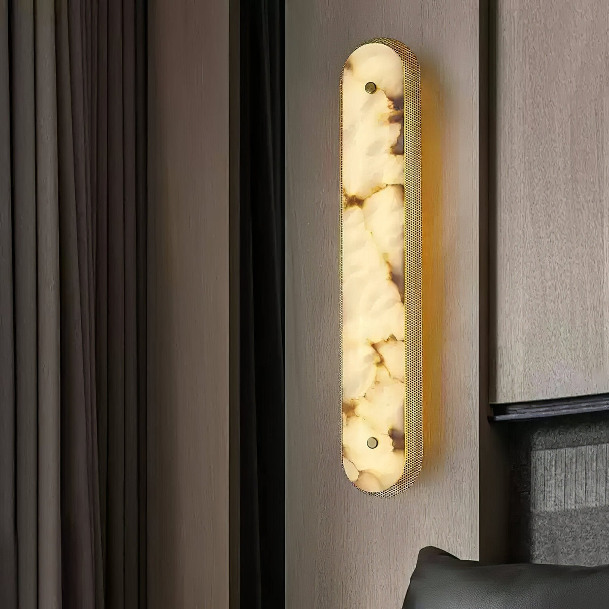 Erthee Lineair Albast Wandlamp