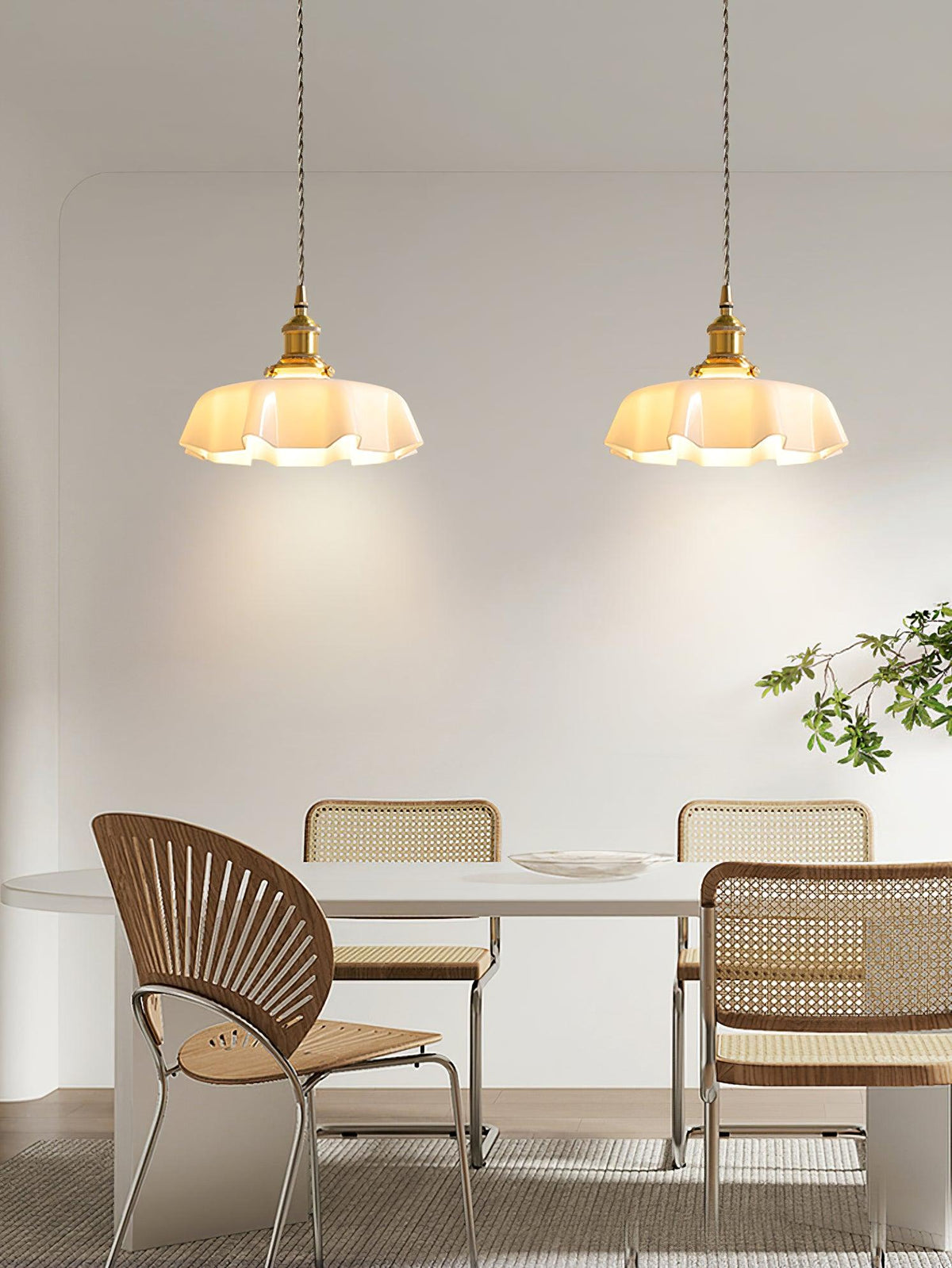 Liorivora hanglamp French Flower voor eetkamer